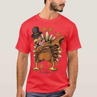 Thanksgiving Thanksgiving Dabbing Dab Dance Turkij T-shirt
