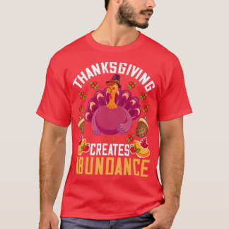 Thanksgiving Thanksgiving prijsopgave Creëer overv T-shirt