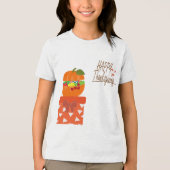 Thanksgiving thema ontwerpelementen Tri-Blend shirt (Voorkant)