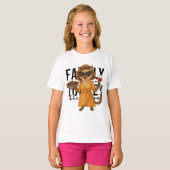 Thanksgiving themed for cat lovers t-shirt (Voorkant volledig)