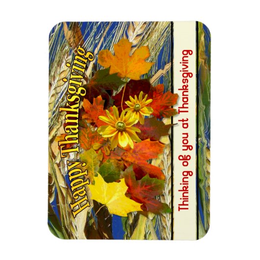 Thanksgiving Thoughts ~ Fridge Magnet Magneet (Verticaal)
