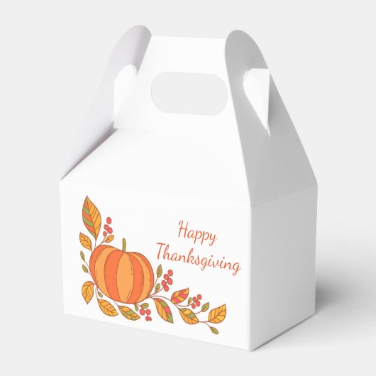 Thanksgiving Treat Box Bedankdoosjes (Voorkant Zijde)