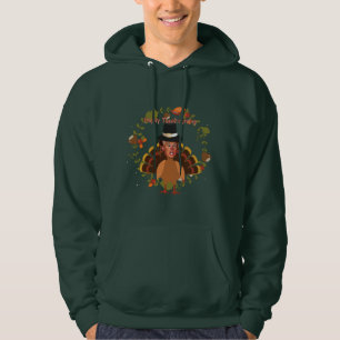 Thanksgiving trommelkalkoen hoodie