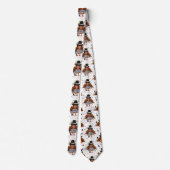 thanksgiving trump turkey mens necktie cravate (Dos)