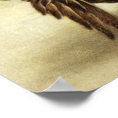 Thanksgiving Turkey Boy Riding Pumpkin Poster (Hoek)