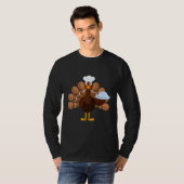 Thanksgiving Turkey Chef T-shirt (Voorkant volledig)