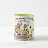 Thanksgiving Turkey Dinner Mok (Midden)