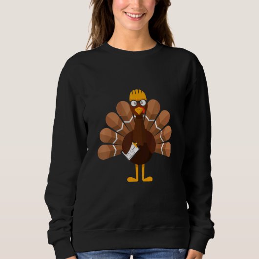 Thanksgiving   Turkey Engineer Trui (Voorkant)