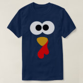 Thanksgiving Turkey Face TShirt (Design devant)