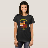 Thanksgiving Turkey holding Pizza Instead Men Wome T-shirt (Voorkant volledig)
