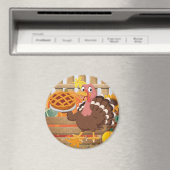 Thanksgiving Turkey Magnet Magneet (Insitu (Vaatwasser))