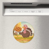 Thanksgiving Turkey Magnet Magneet (Insitu (Vaatwasser))