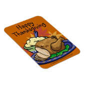 Thanksgiving Turkey Magnet Magneet (Rechterzijde)