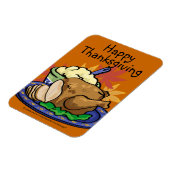 Thanksgiving Turkey Magnet Magneet (Linkerzijde)