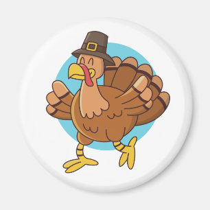 Thanksgiving Turkey magnet Magneet