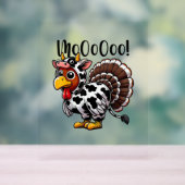 Thanksgiving Turkey Moo Cow Head Funny Fall Men Wa (Neutre)