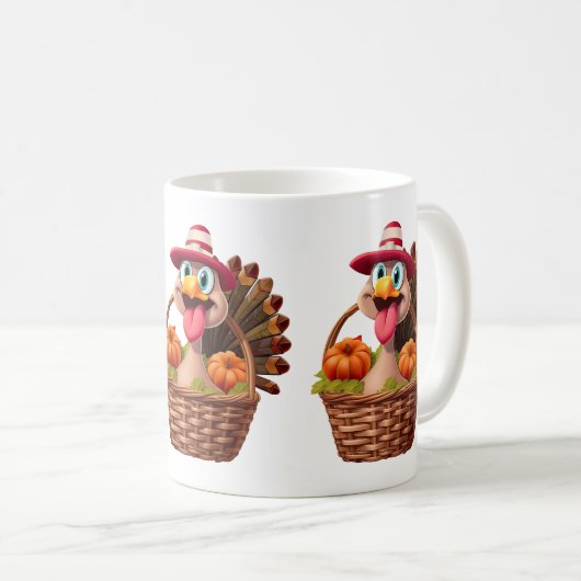 Thanksgiving Turkey Mug (Devant droit)
