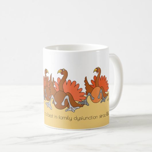 Thanksgiving Turkey Mug (Devant droit)
