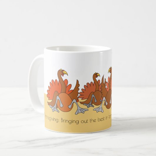 Thanksgiving Turkey Mug (Devant gauche)