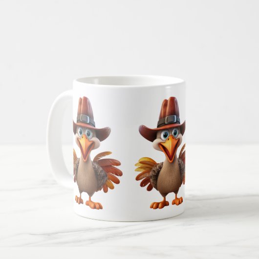 Thanksgiving Turkey Mug (Devant gauche)