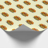 Thanksgiving Turkey Tourist Cadeaupapier (Hoek)