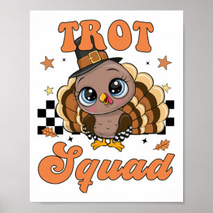 Thanksgiving Turkey Trot Squad Poster