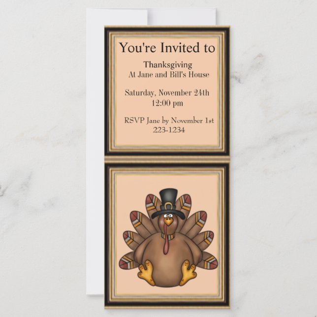 Thanksgiving Turkije (Voorkant)