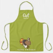 Thanksgiving Turkije | Aangepaste feestdag Schort (Voorkant)