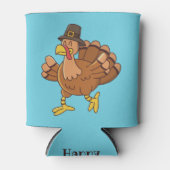 Thanksgiving Turkije aangepaste tekst koelbox Blikjeskoeler (Voorkant)