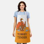 Thanksgiving Turkije Apron Schort (Gedragen)
