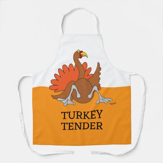 Thanksgiving Turkije Apron Schort (Voorkant)