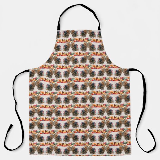 Thanksgiving Turkije Apron Schort (Voorkant)