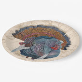 Thanksgiving Turkije Borden Papieren Bordje (Gekanteld)