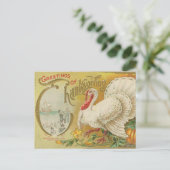  Thanksgiving turkije Briefkaart (Staand voorkant)