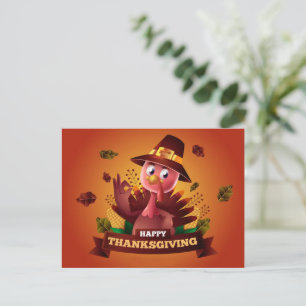 Thanksgiving Turkije Briefkaart