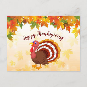 Thanksgiving Turkije Briefkaart