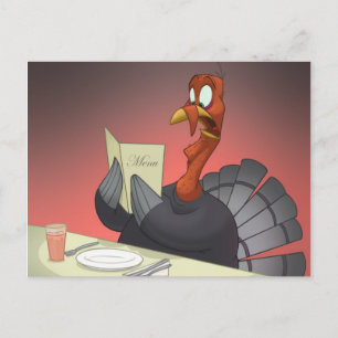 Thanksgiving Turkije Briefkaart
