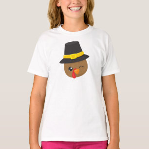 Thanksgiving Turkije, bruin Turkije, Pet van de pe T-shirt