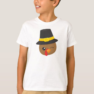 Thanksgiving Turkije, bruin Turkije, Pet van de pe T-shirt