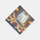 Thanksgiving Turkije Centerpiece Servet (Hoek)