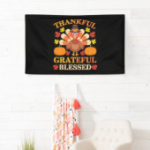 Thanksgiving Turkije dankbaar voor de grateful Ble Spandoek (Insitu)