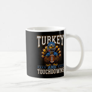 Thanksgiving Turkije en de "Touchdowns Football Ma Koffiemok