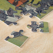 Thanksgiving Turkije en feestelijke feestdag Legpuzzel (Zijkant)