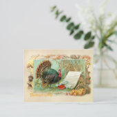  Thanksgiving Turkije Feestdagenkaart (Staand voorkant)