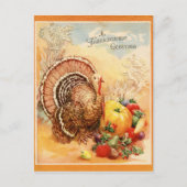  Thanksgiving turkije Feestdagenkaart (Voorkant)
