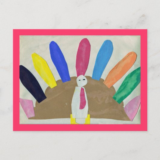 Thanksgiving Turkije Feestdagenkaart (Voorkant)