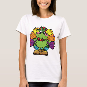 Thanksgiving Turkije Frog T-shirt