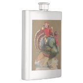 Thanksgiving Turkije Funny  groeten Flacon (Rechts)