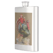 Thanksgiving Turkije Funny  groeten Flacon (Links)