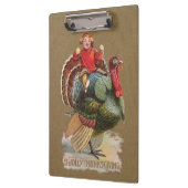 Thanksgiving Turkije Funny  groeten Klembord (Links)